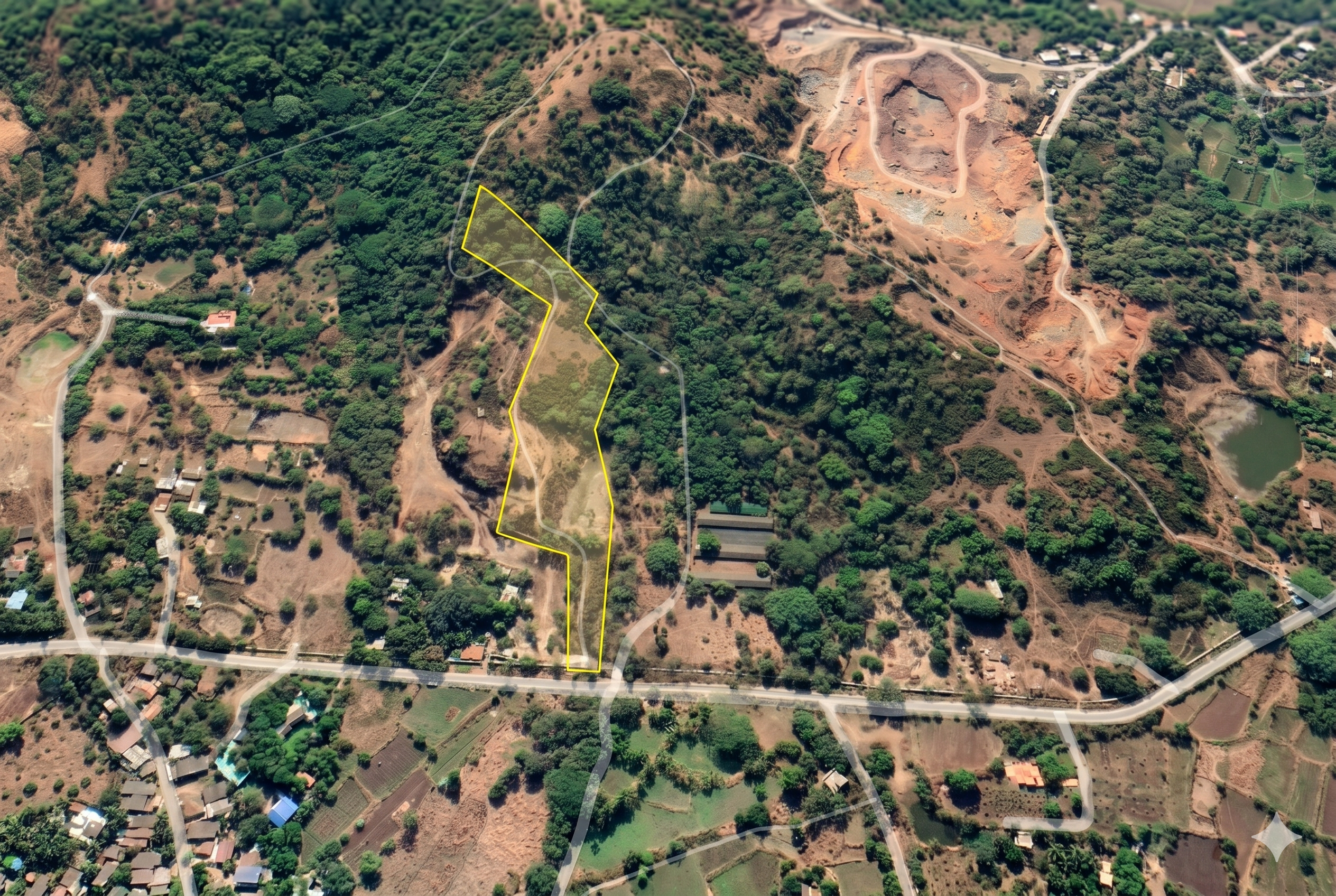 Sogaon Alibaug residential land for sale next to House of Abhinandan Lodha Sol De Alibaug – road touch R zone plot with FSI 2.24 near Peninsula Land and MTHL connectivity