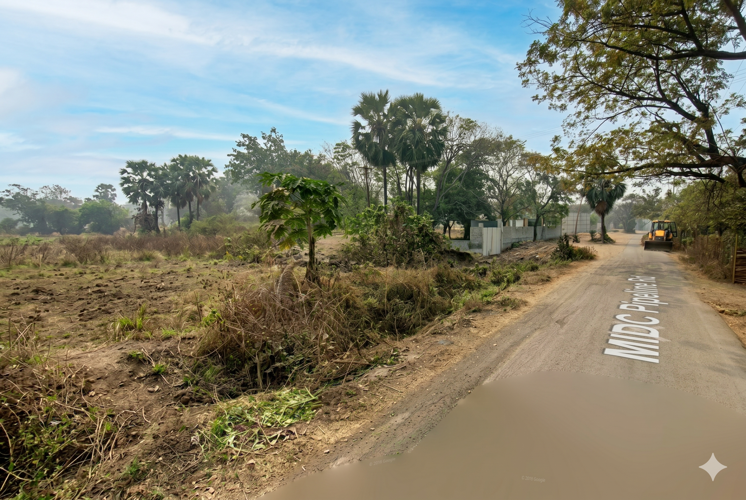 Alibaug prime investment land in Sogaon village – 5 acre R zone township development opportunity adjacent to HOBL celebrity-designed villa project and Oberoi Realty luxury developments